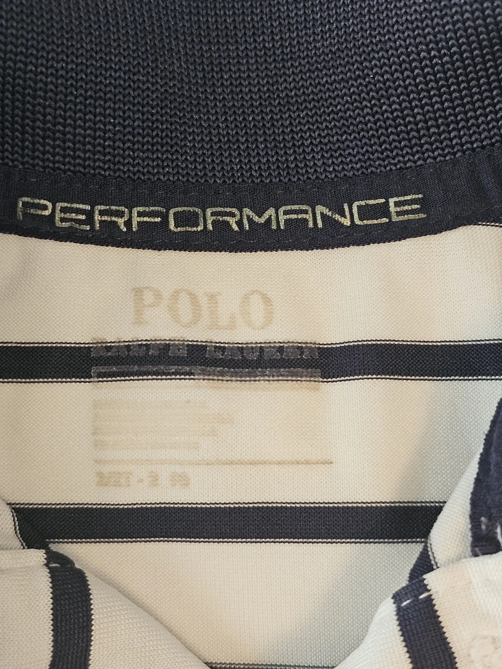 Ralph Lauren Boys' Navy & White Stripe Polo / Blue Denim Jeans(First Impresions)